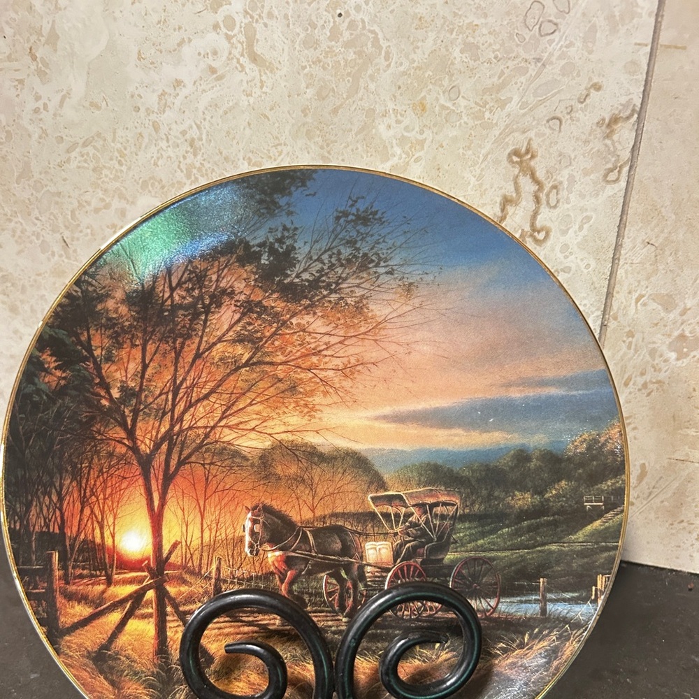 Terry redlin collectible plates